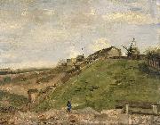 Vincent Van Gogh The hill of Montmartre with stone quarry Sweden oil painting artist
